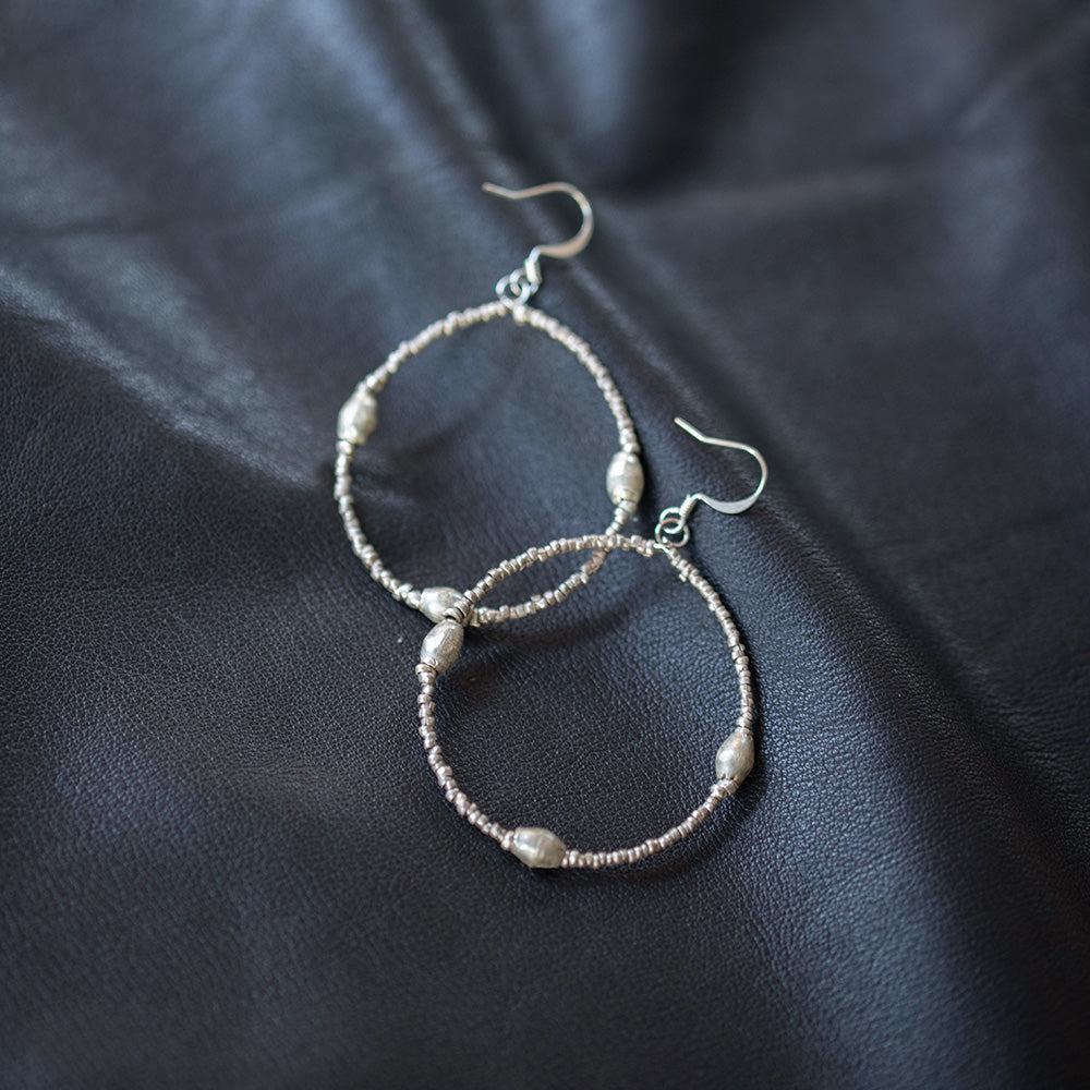 <Bullet> Planetary Ring Earrings