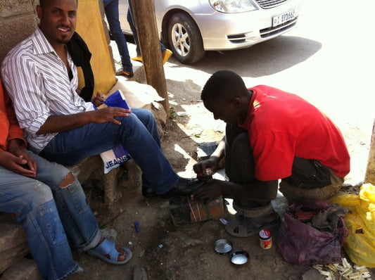 靴磨きの少年のはなし